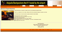 Tablet Screenshot of alajuelabackpackers.hostel.com