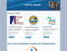 Tablet Screenshot of hostel.com.br