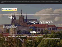 Tablet Screenshot of hostel.cz