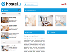 Tablet Screenshot of hostel.pl